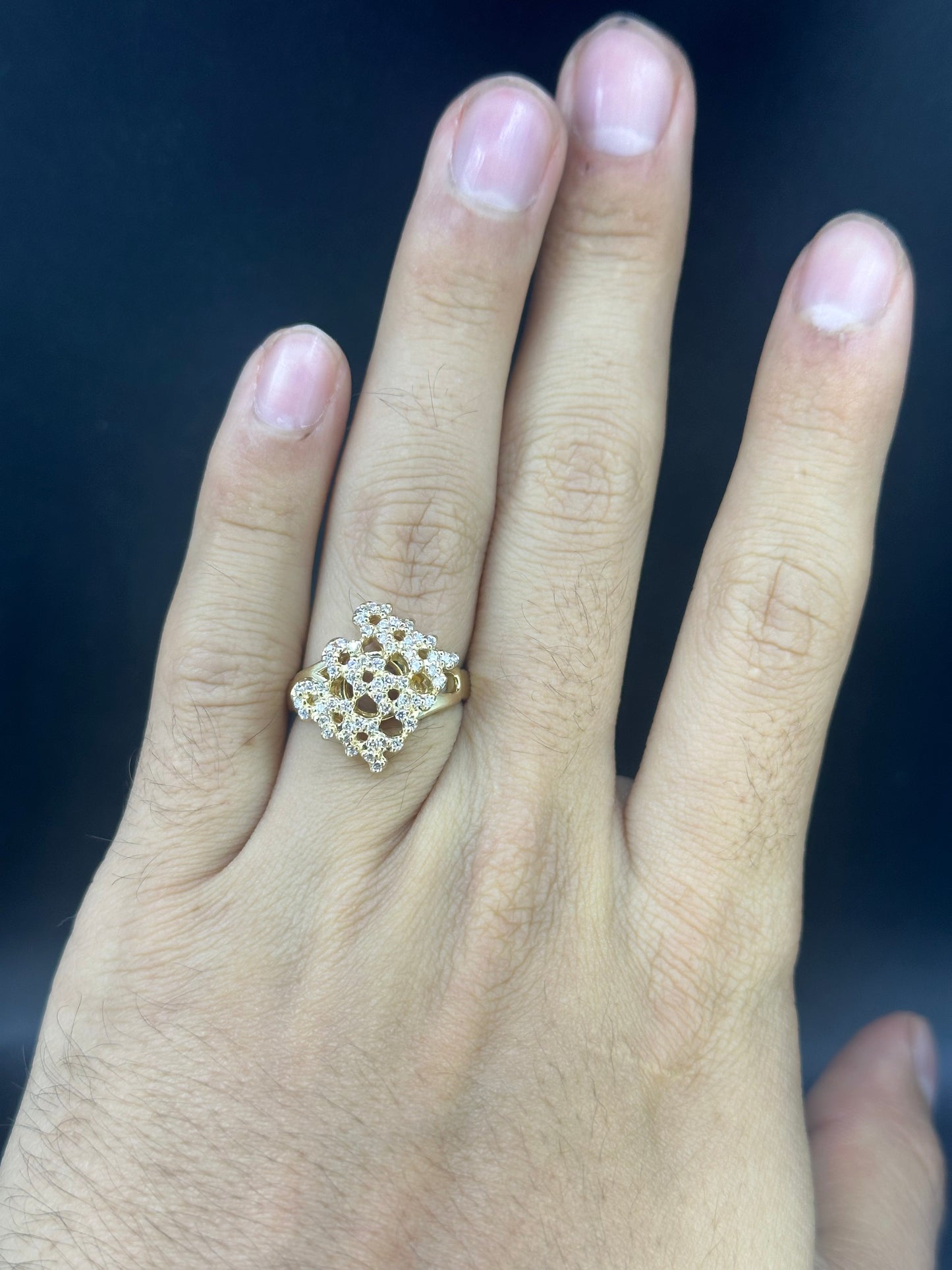 Anillo diseño círculos