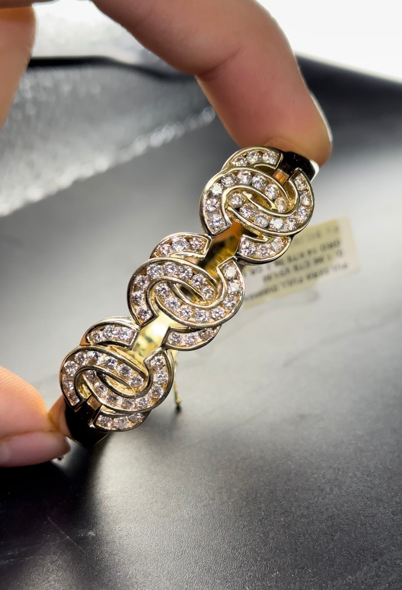 Brazalete channel diamantes