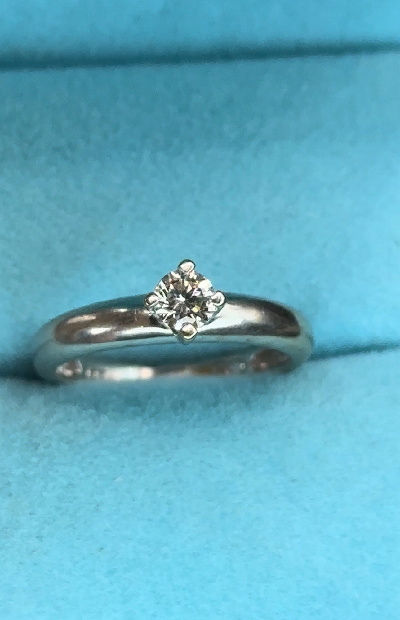 Anillo solitario .26 cts