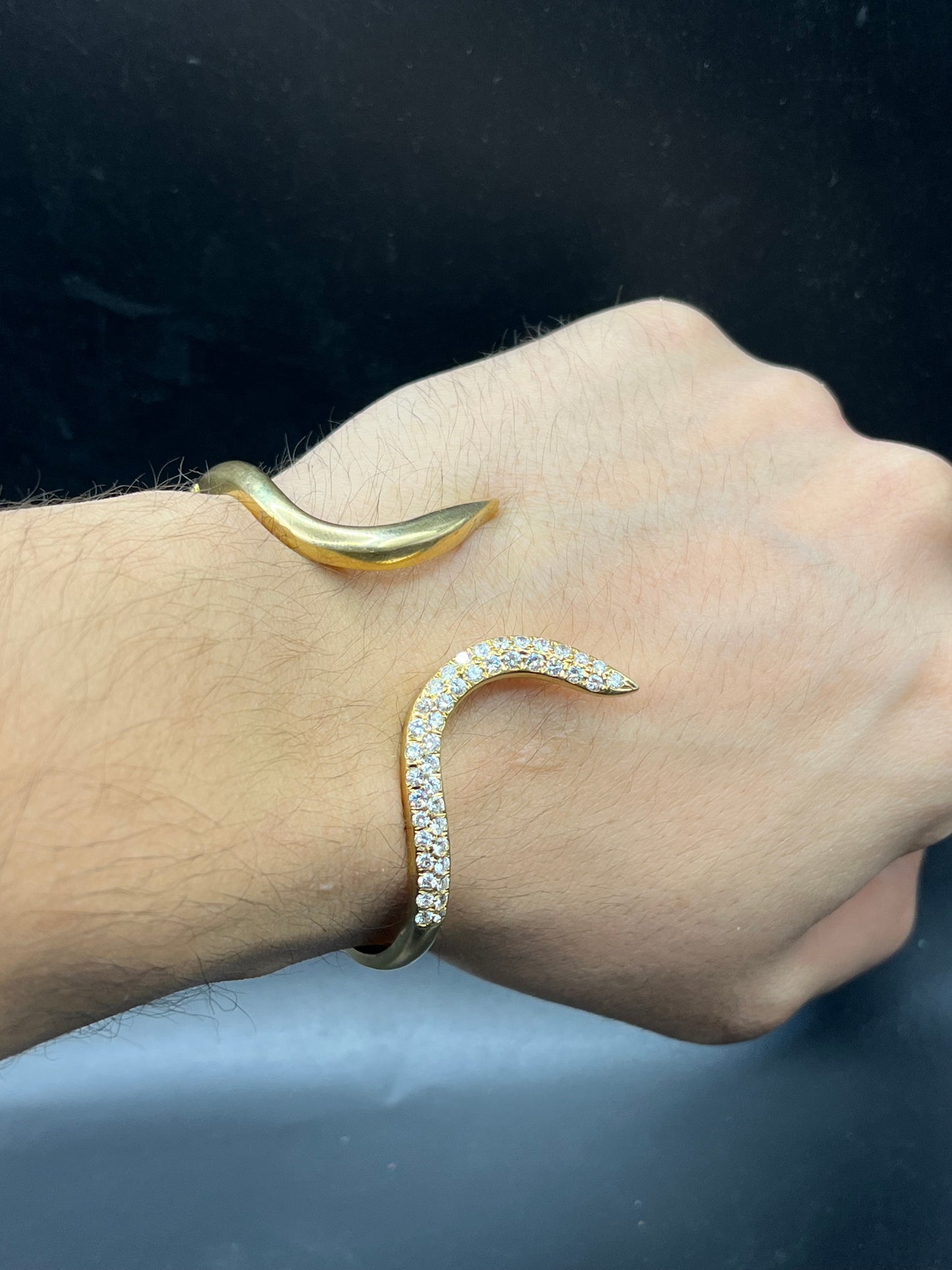 Pulsera diamantes finos