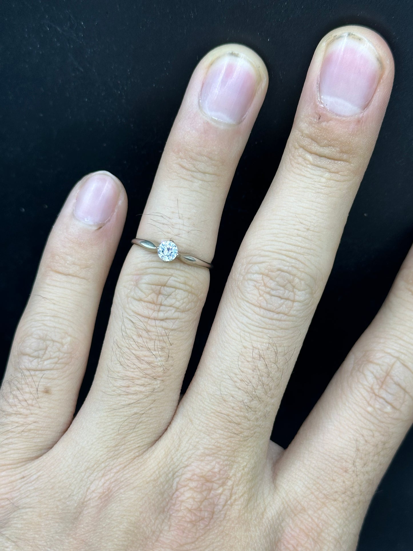 Anillo solitario .20 Vs1