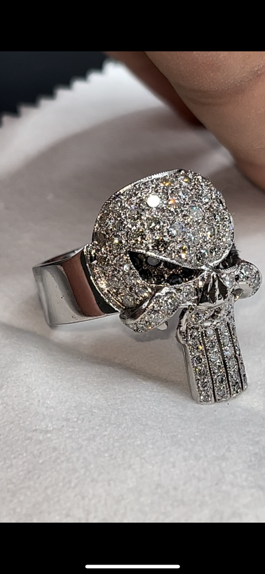 Anillo calavera