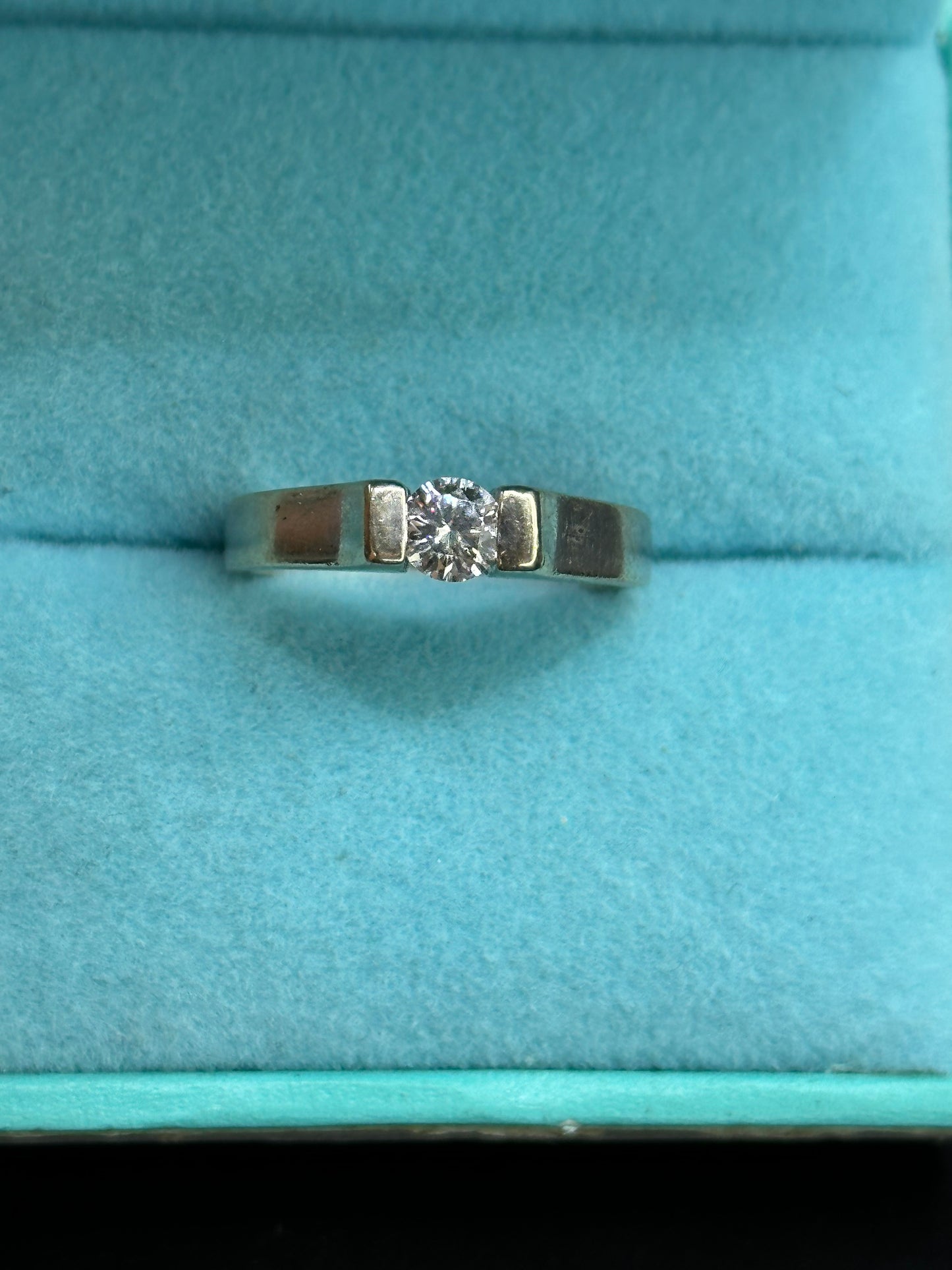 Anillo solitario .32 cts