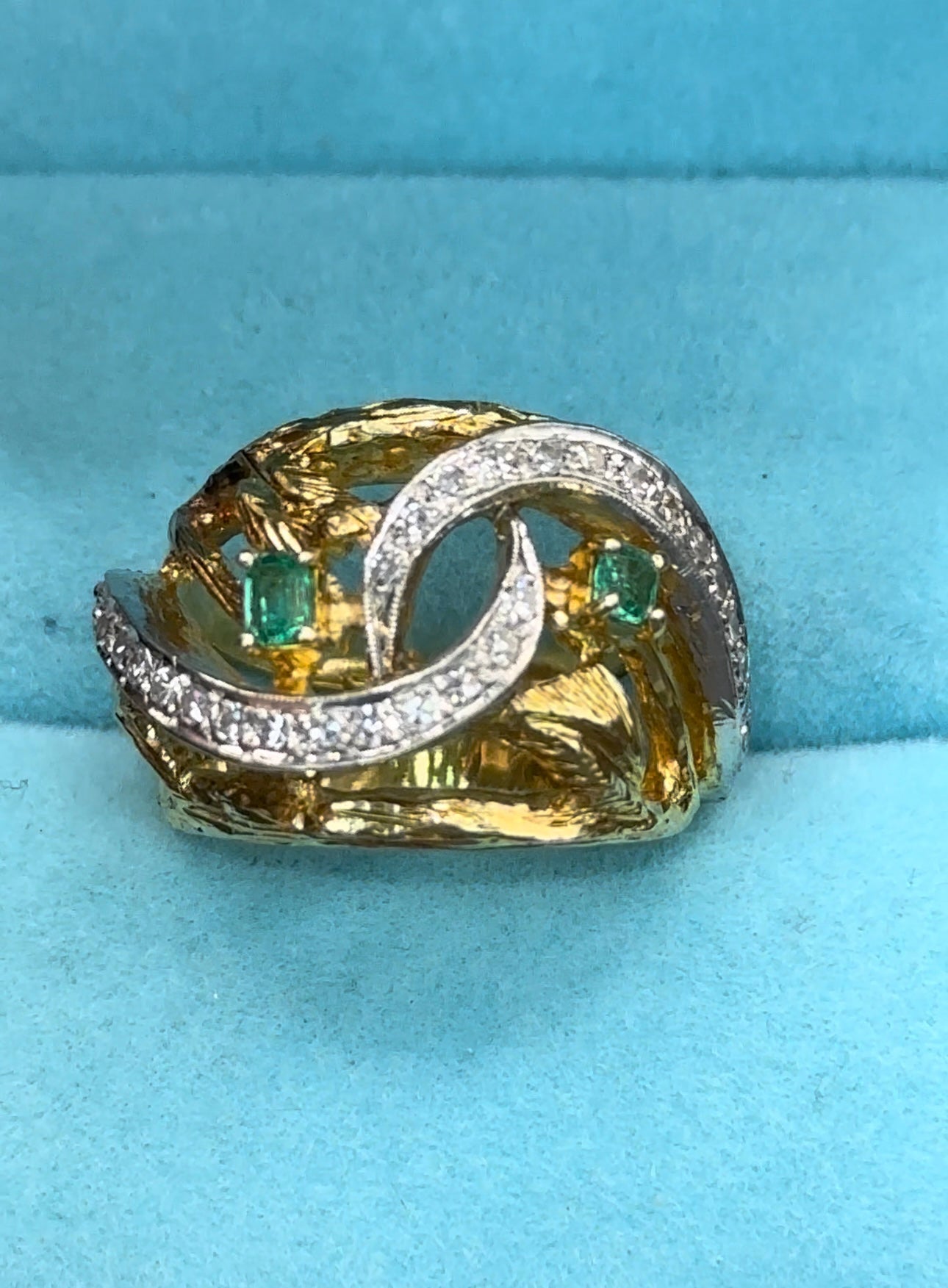 Anillo esmeraldas