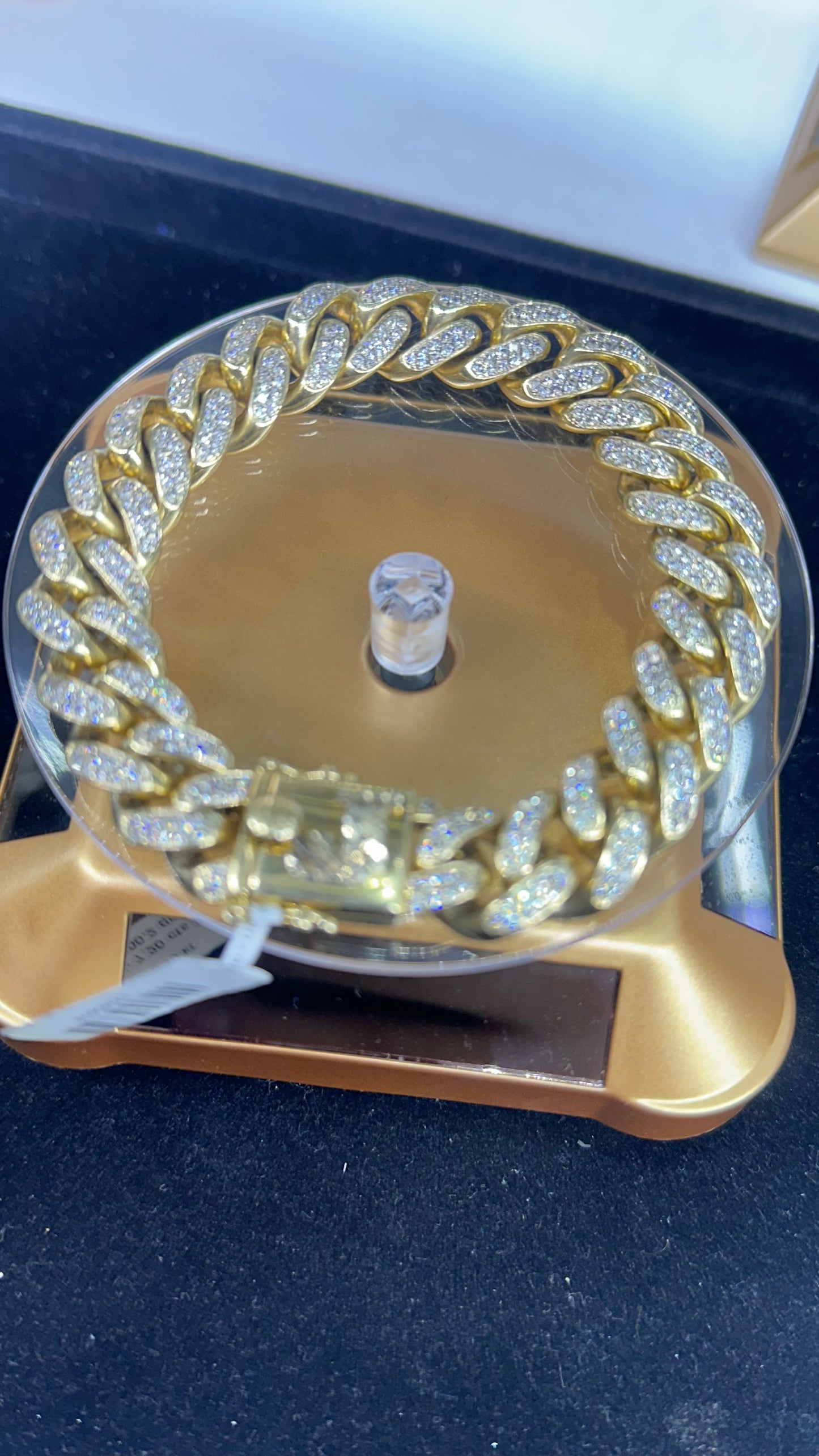 Pulsera diamantes naturales 100.2 gr