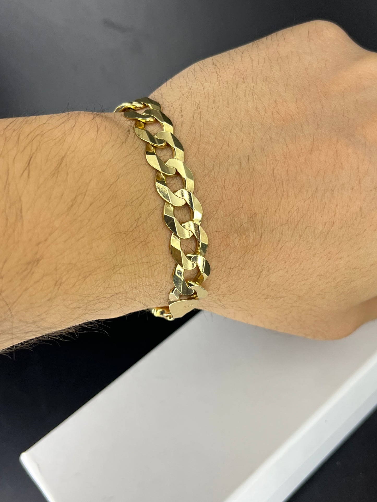Pulsera cubana 19.2 gr oro 14kts