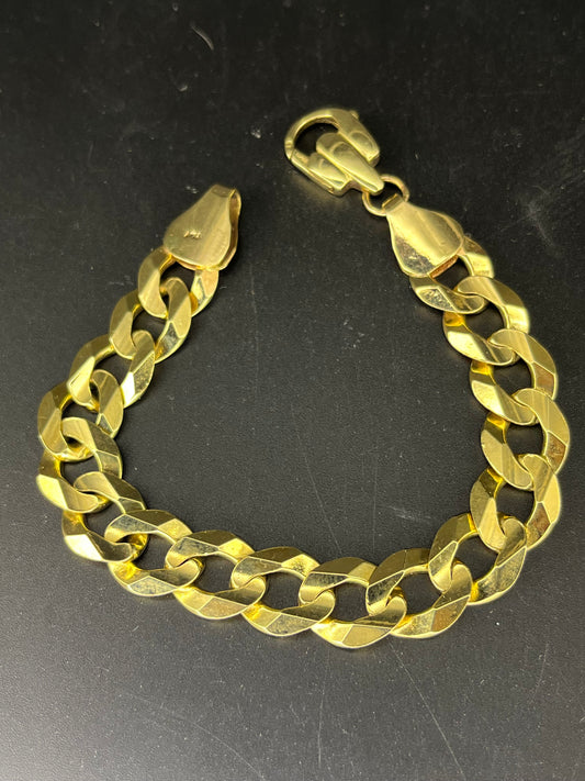 Pulsera cubana 19.2 gr oro 14kts