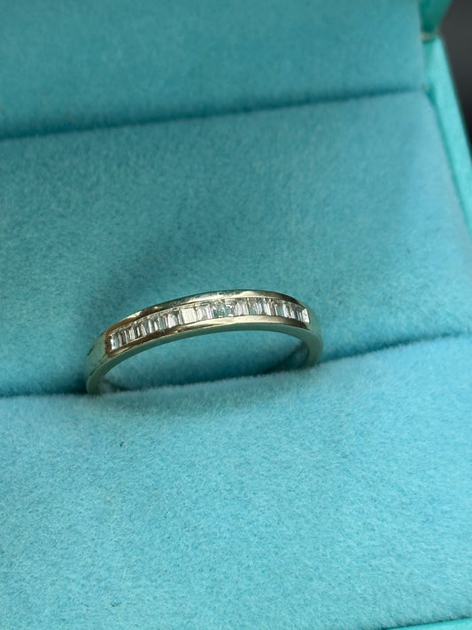 Anillo churumbela oro blanco