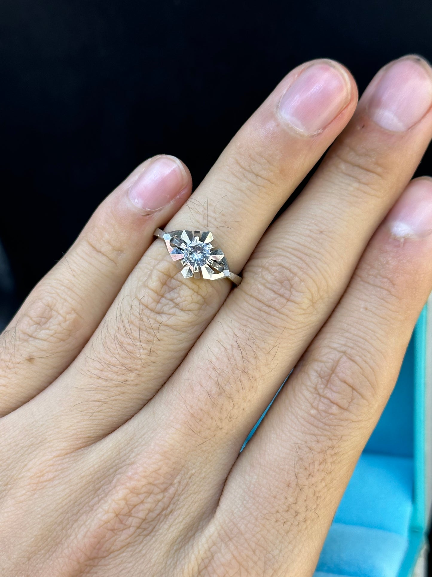 Anillo diseño flor