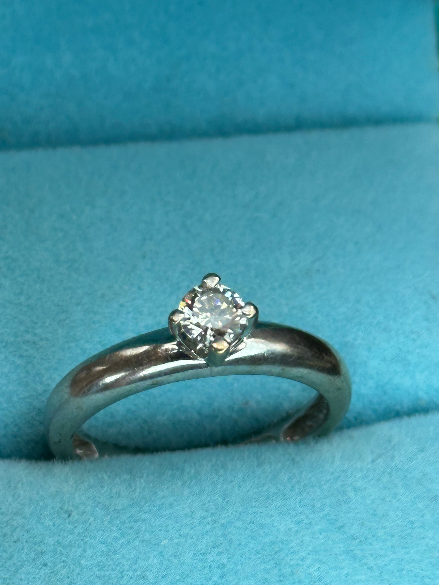 Anillo solitario .26 cts