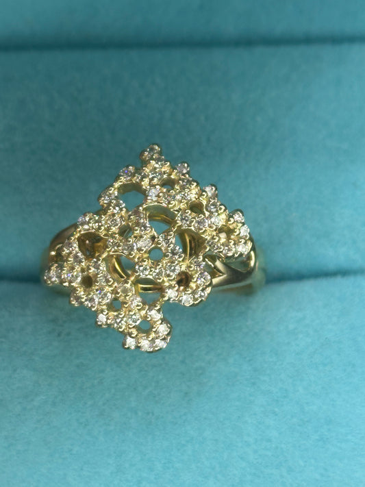 Anillo diseño círculos