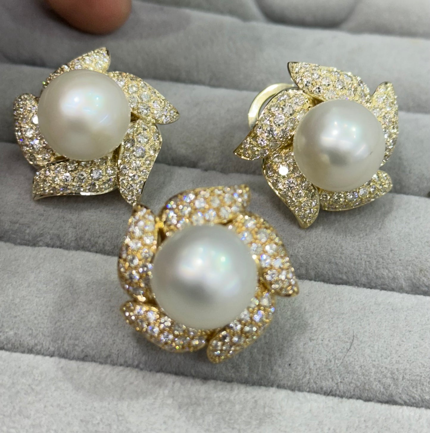 Juego aretes y anillo
