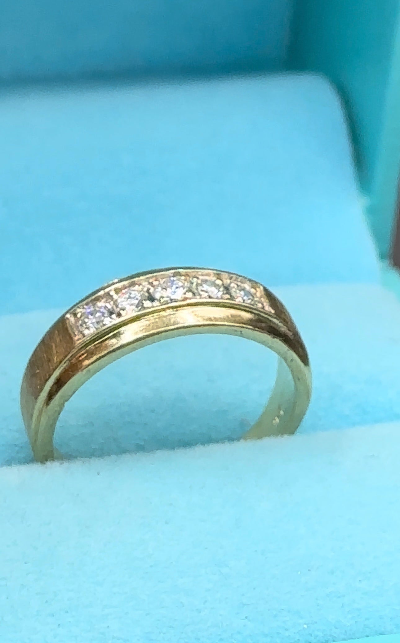 Anillo diamantes oro 14kts