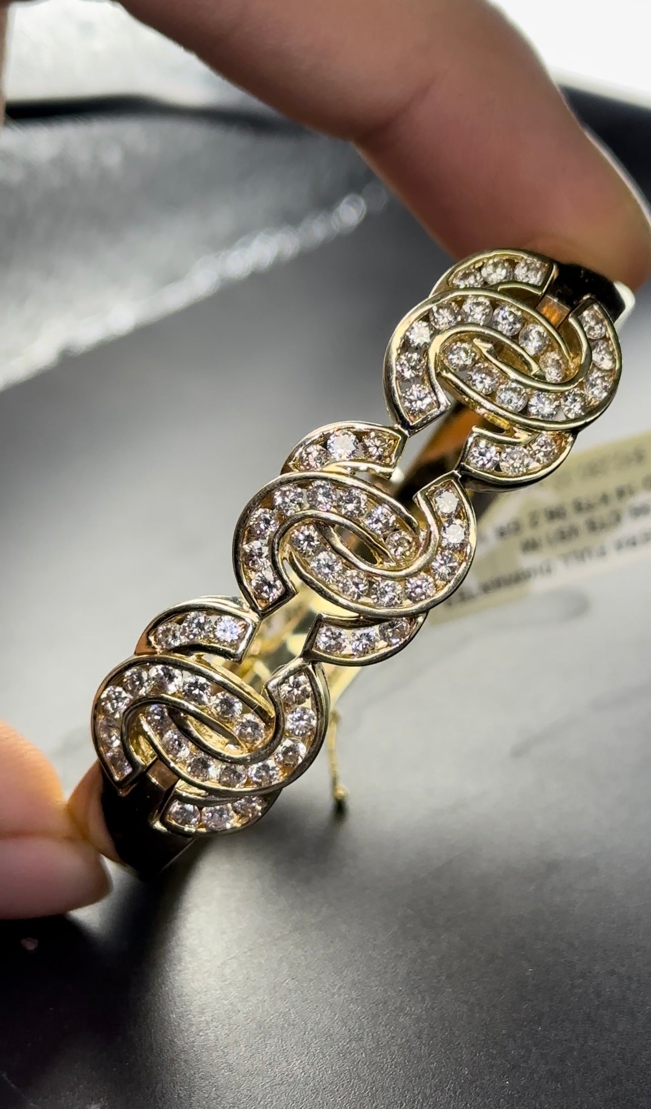 Brazalete channel diamantes