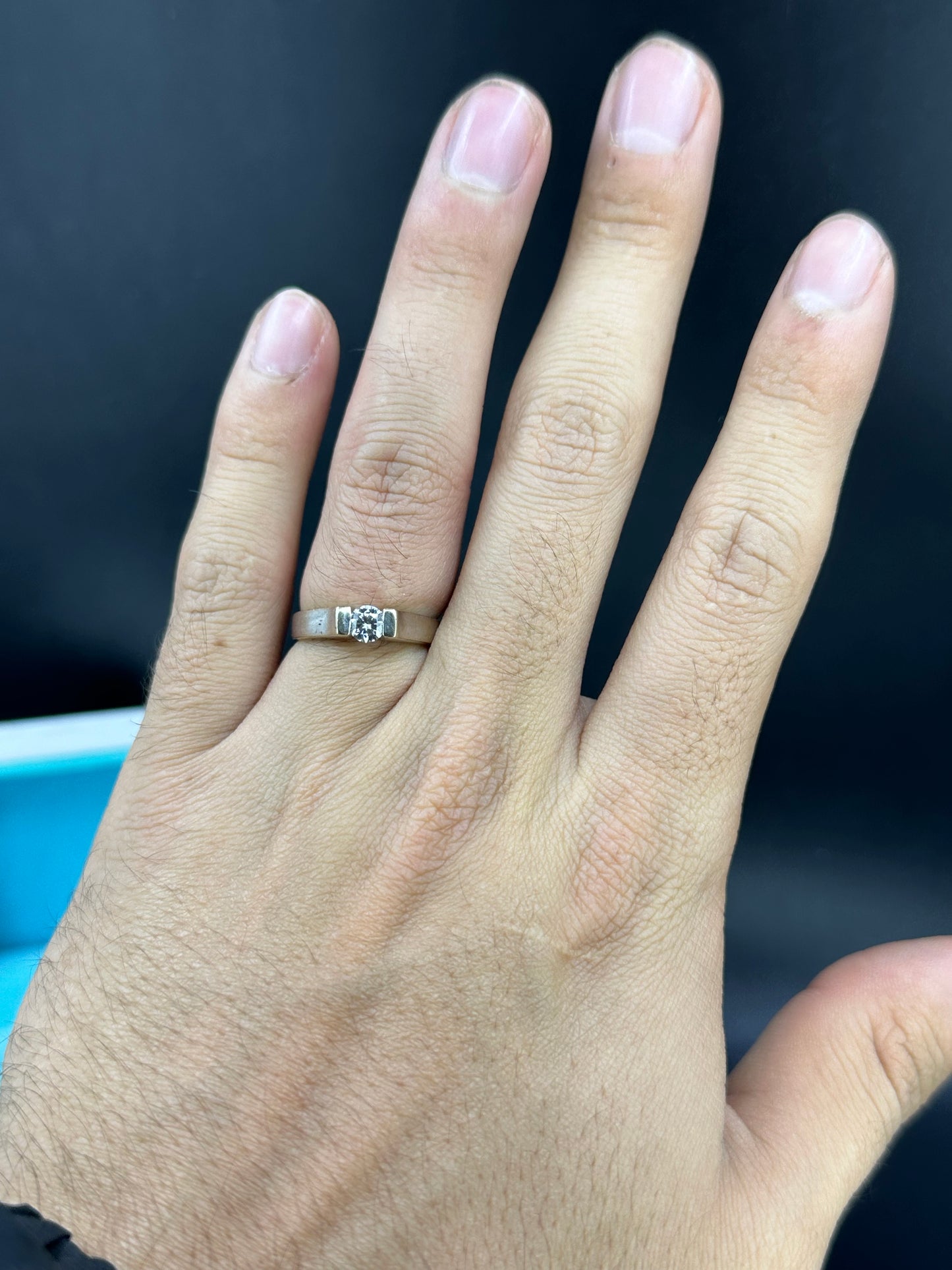Anillo solitario .32 cts