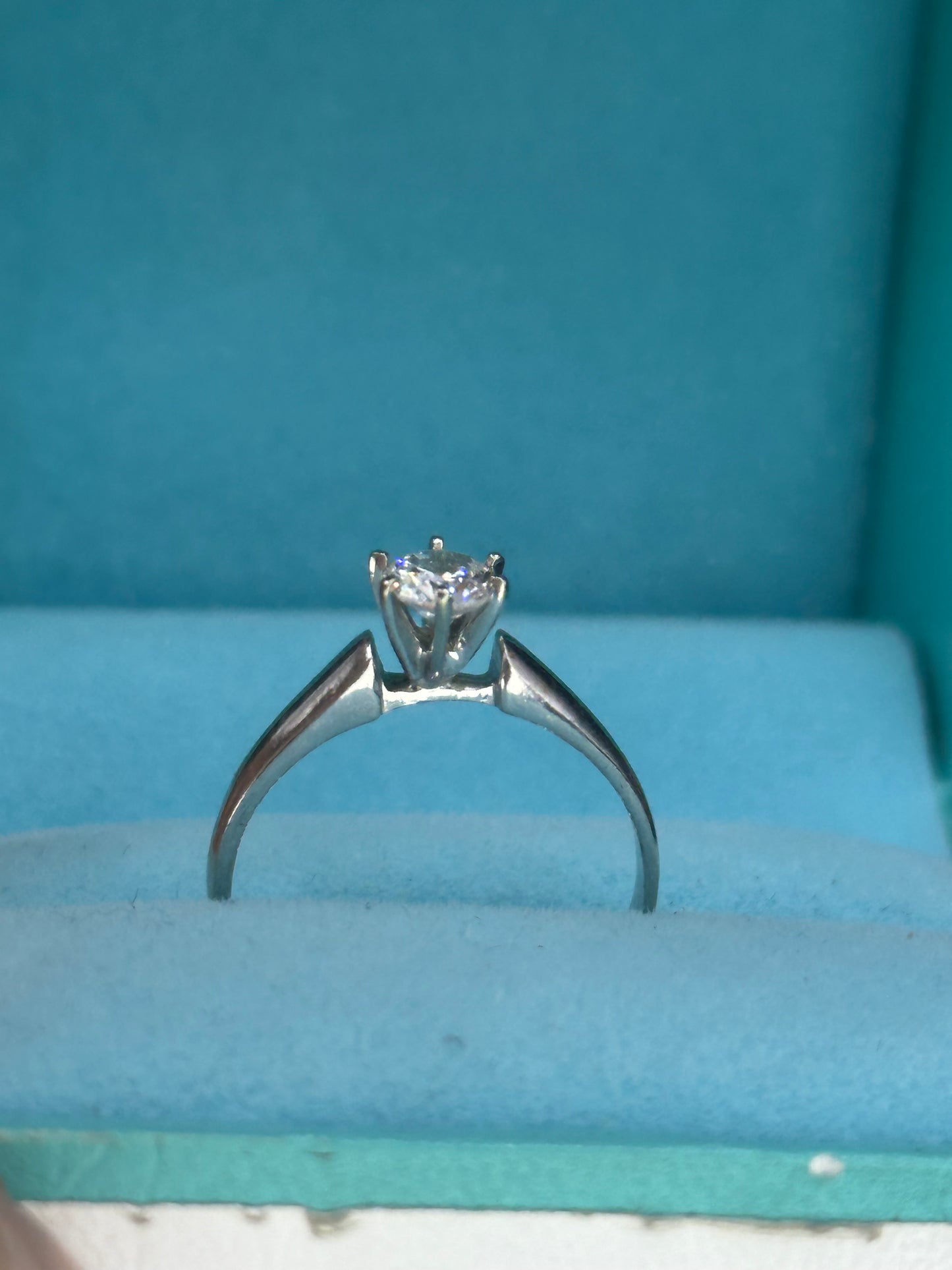 Anillo solitario .38 cts