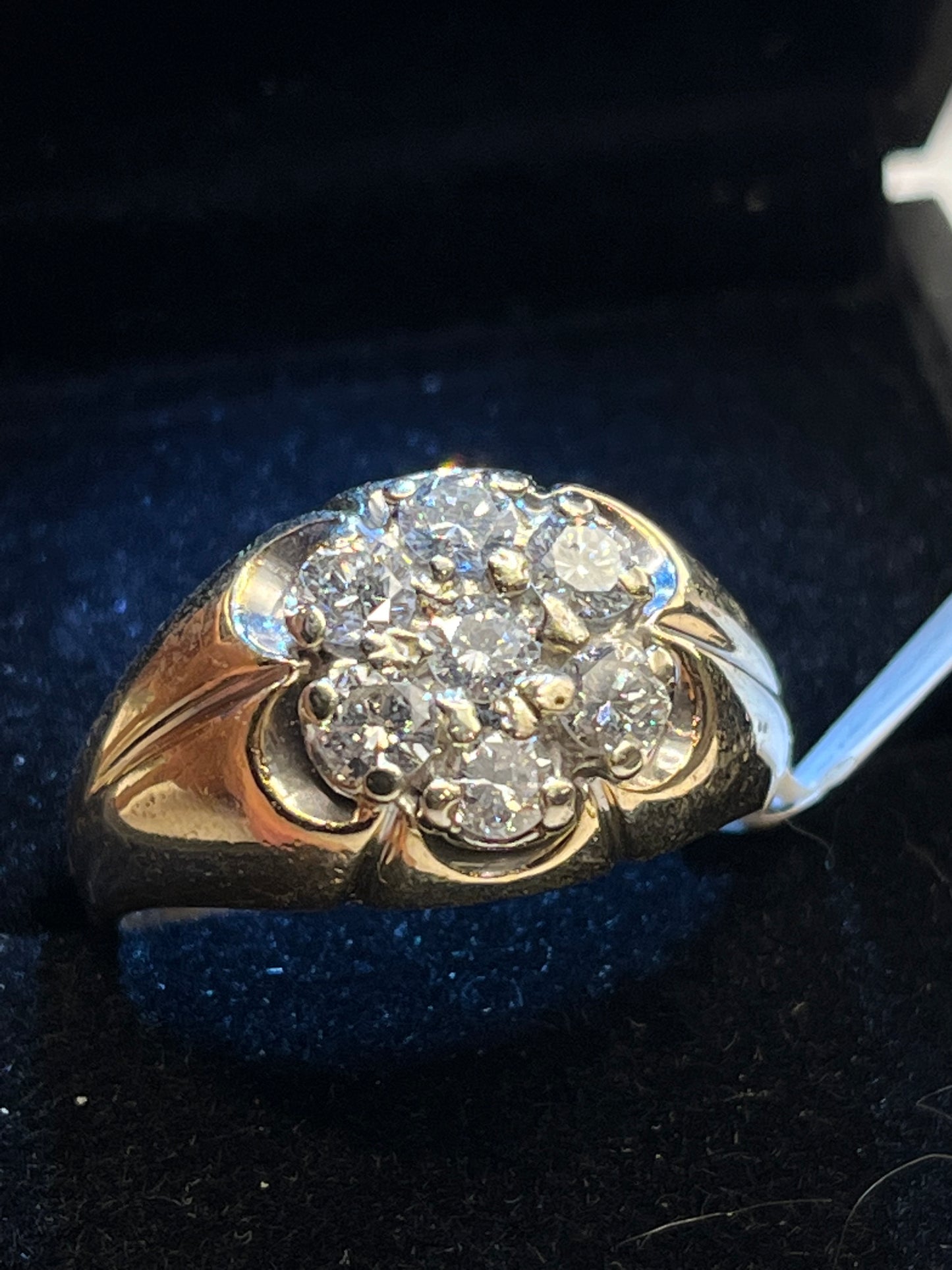 Anillo roseta caballero