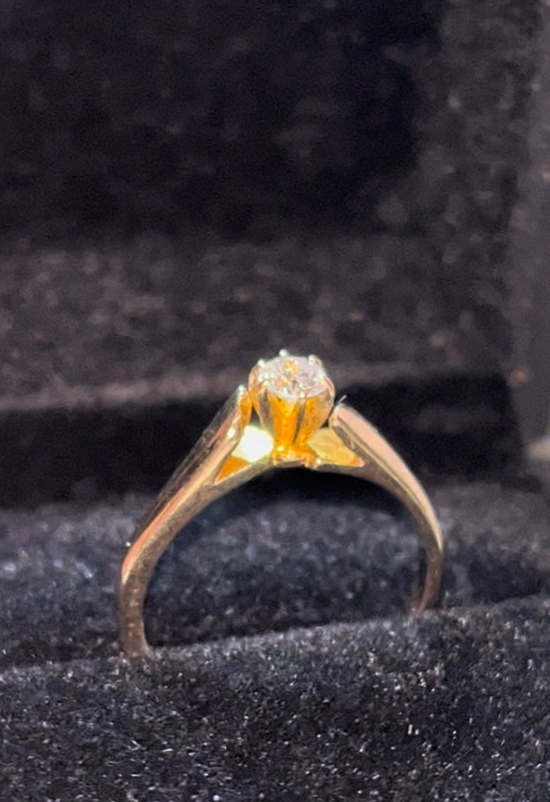 Anillo solitario