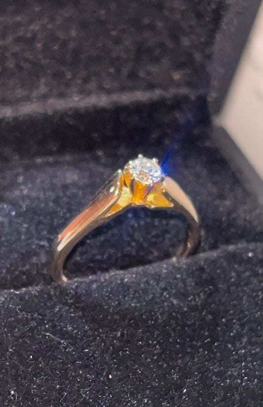 Anillo solitario