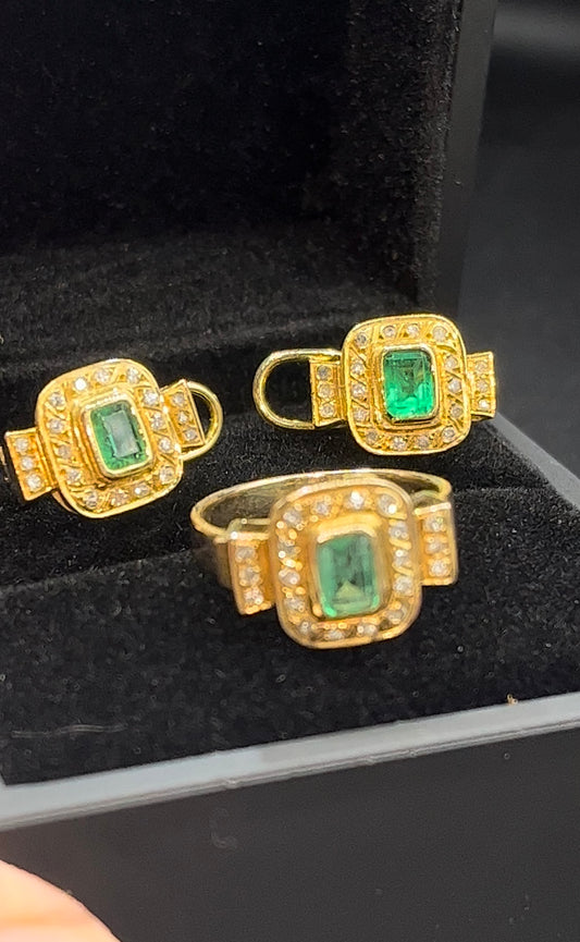 Conjunto dama oro 18kts