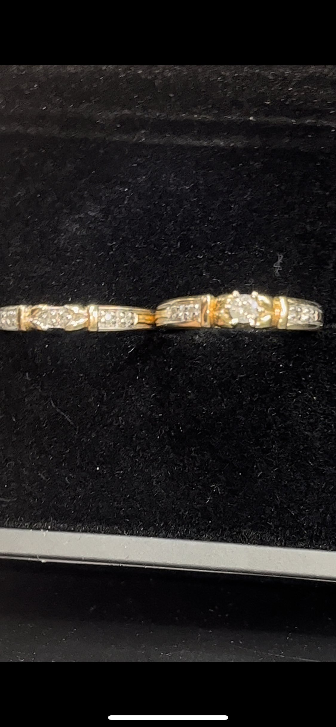 Anillo solitario doble